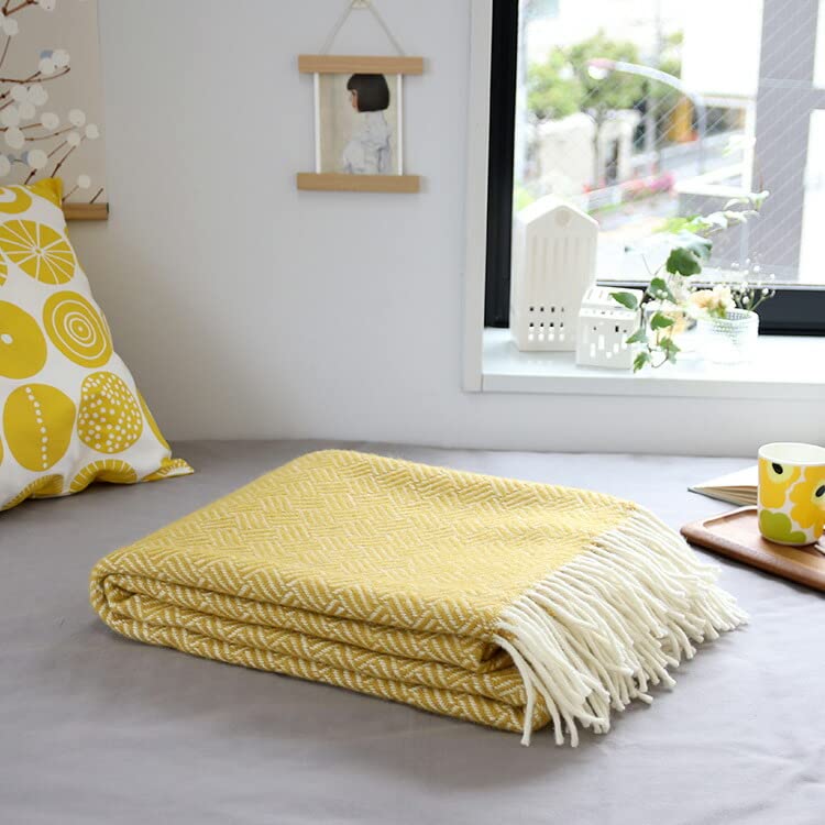 【クリスマスSALE】新品クリッパン/samba yellow ブランケット Amazon｜KLIPPAN クリッパン ブランケット Samba 2069 Yellow [並行