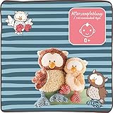 NICI Kuscheltier Eule Oscar mit drehbarem Kopf 35 cm – Eule Plüschtier für Mädchen, Jungen & Babys – Stofftier Eule zum Kuscheln, Spielen & Schlafen – Gemütliches Schmusetier ab 0 Monaten – 46092