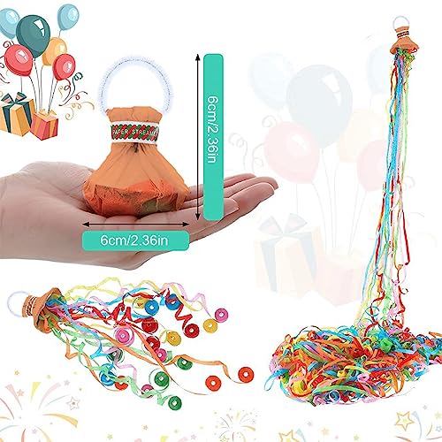 Miniatura 2 de Weikaximu 10 Piezas De Serpentinas De Lanzamiento A Mano, Serpentinas De Papel Para Nochevieja, Cumpleaños, Boda, Fiesta - Fácil De Tirar B