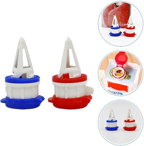 Miniatura 7 de Tapas de bebidas de jugo, dispensador de cartón de leche, 2 piezas, botellas de leche, vertedor de botellas de boca ancha, boquilla de bebida
