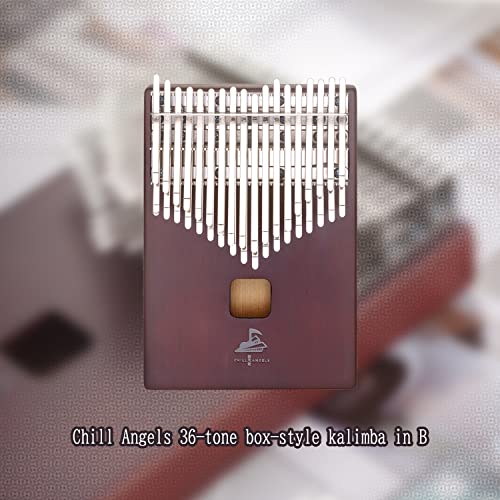Chill Angels Eco Kalimba 36 Keys Chromatic B-tuned Double couche Bamboos Box-Type Thumb Piano Mbira Finger Piano Cadeau… - Les Beatles, Paul McCartney, John Lennon, RIngo Starr, George Harrison Chill Angels Eco Kalimba 36 Keys Chromatic B-tuned Double couche Bamboos Box-Type Thumb Piano Mbira Finger Piano Cadeau… – Image 7