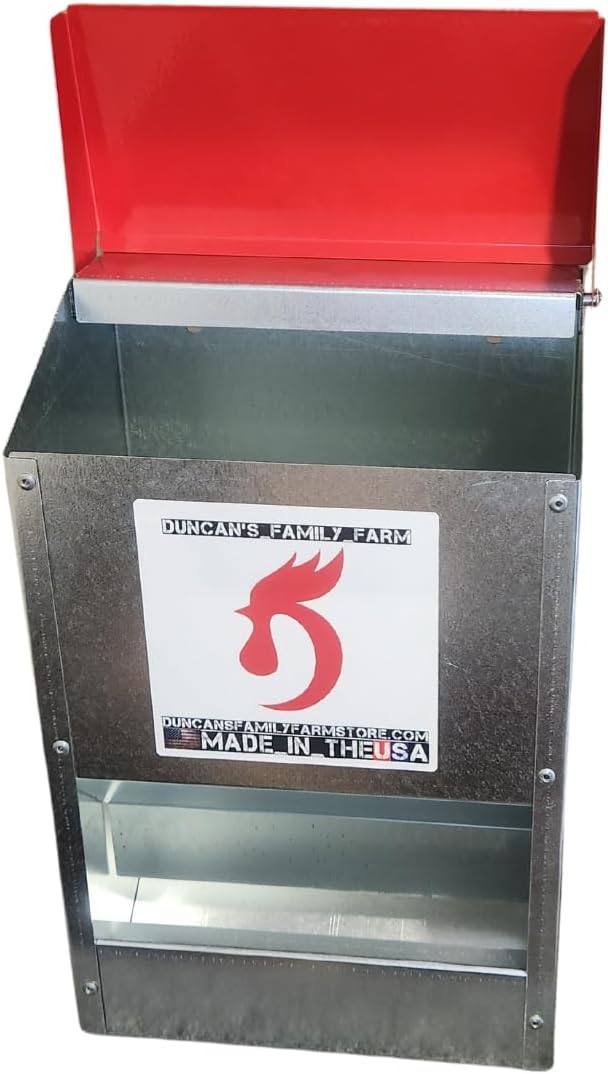DUNCAN'S FAMILY FARM STORE Duncans Poultry 12 LB Mini Space Saver Wall Feeder