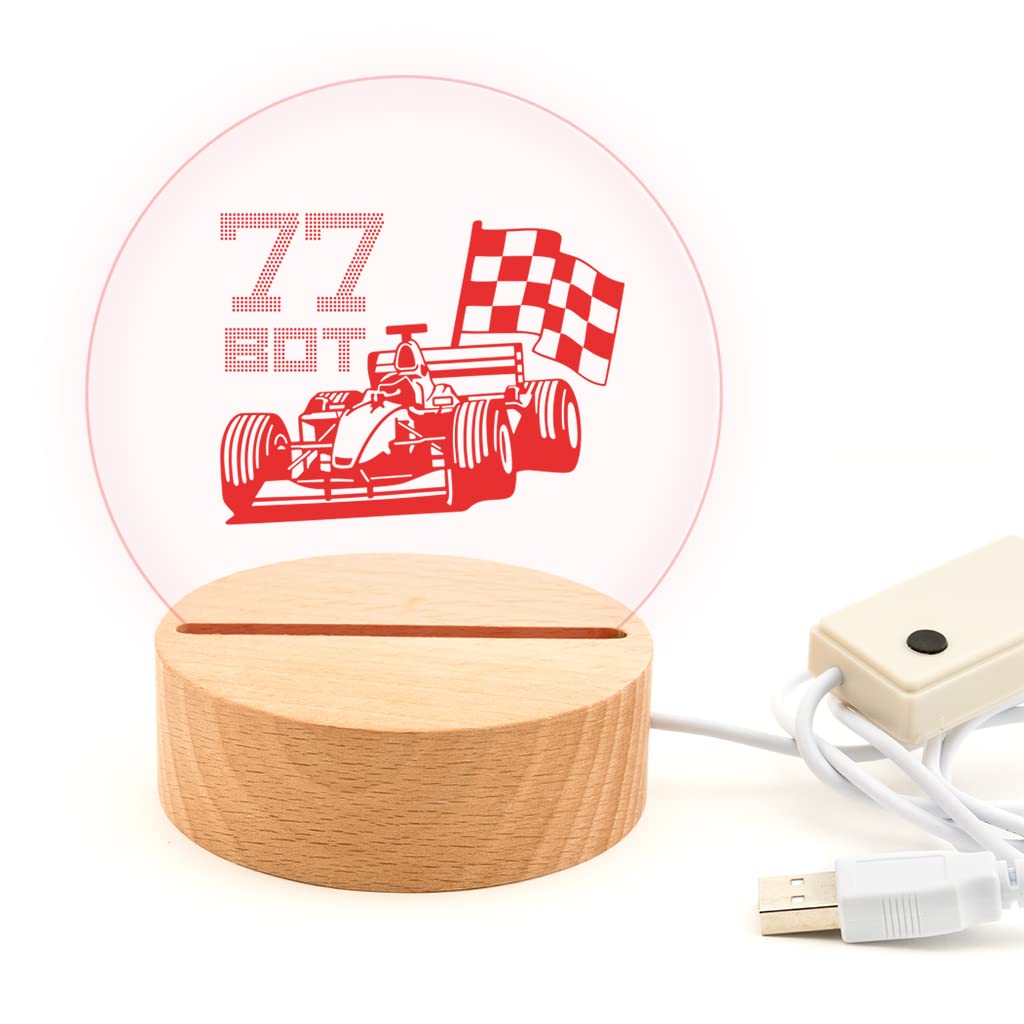 Racing Car Desk Lamp - Formula 1 Gifts - Valtteri Bottas Car - F1 Merchandise for Men Women