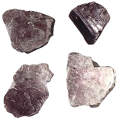 Anneome Purple Mica Raw Ore Home Decor Ornament Decorative Purple Geode Novel Mineral Specimens Natural Rock Teaching Samples Purple Chakra Natural Ores Teaching Ore Materials Rough Ores