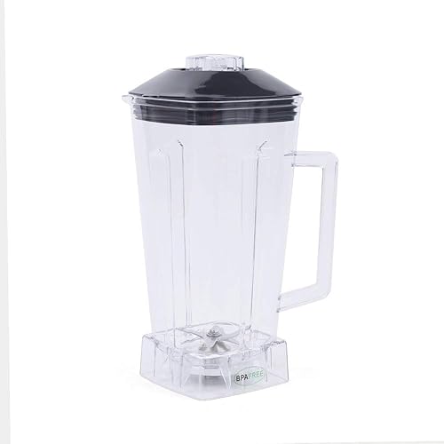 Miniatura 6 de Licuadora de grado comercial resistente sin BPA 3HP 2200 W, licuadora de licuadora comercial de 2 litros2000 cc (rojo)