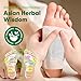 AOSORW Natural Cleansing Foot Pads - Ginger Mugwort Bamboo Vinegar - Relieves Stress and Fatigue - Improves Sleep and Supports Body Cleansing - Premium Foot Care - 30 Pads (Pack of 1)