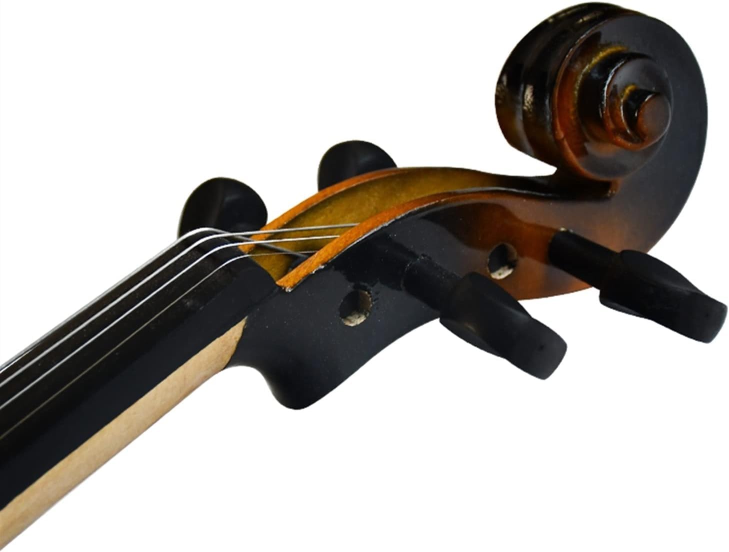 Violino Acustico Professionale di Alta Qualità Realizzato a Mano in Abete Rosso e Acero, Misura 4/4, con Archetto in Legno Brasiliano e Custodia Rigida, Adatto per Principianti e Professionisti