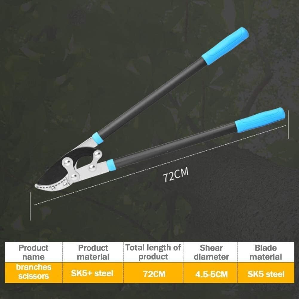 Handheld Extendable Garden Shears Heavy Duty Anvil Lopper Labor-Saving Garden Lopper Fruit Tree Thick Branches Hedge Pruner Scissors,