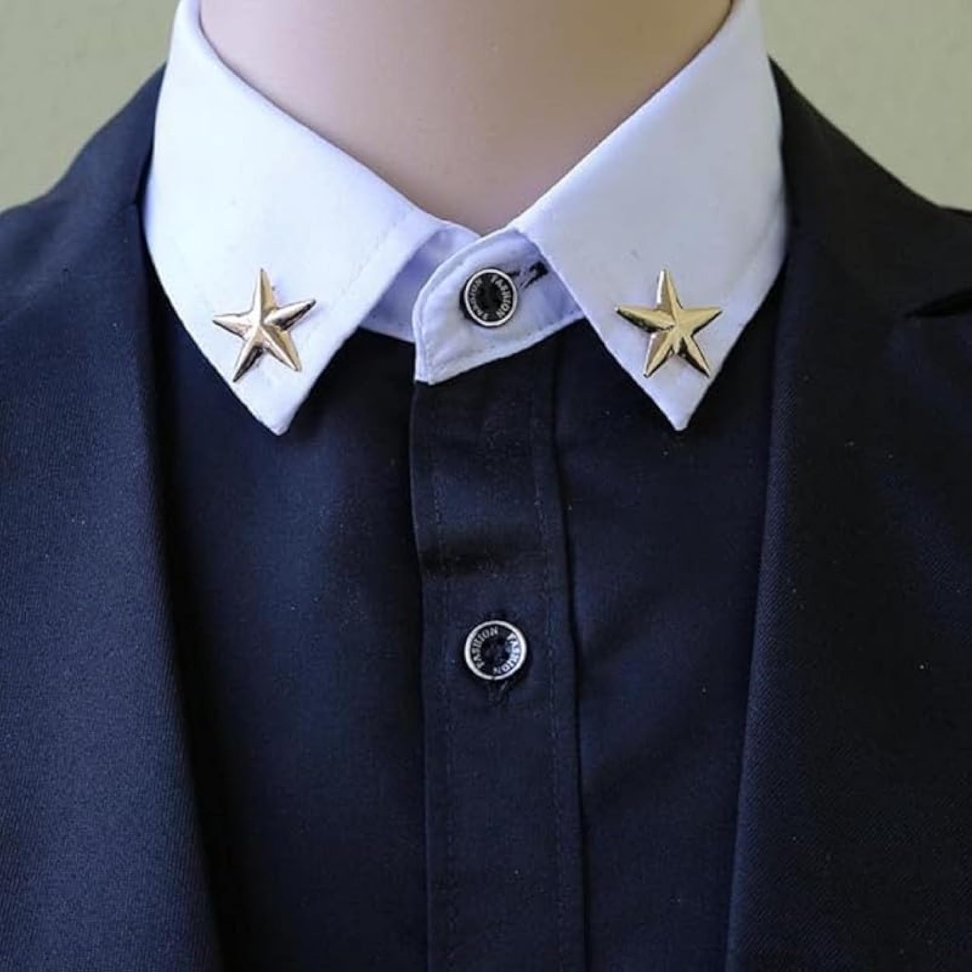 Plated Star Lapel Pins Badge Combo Set