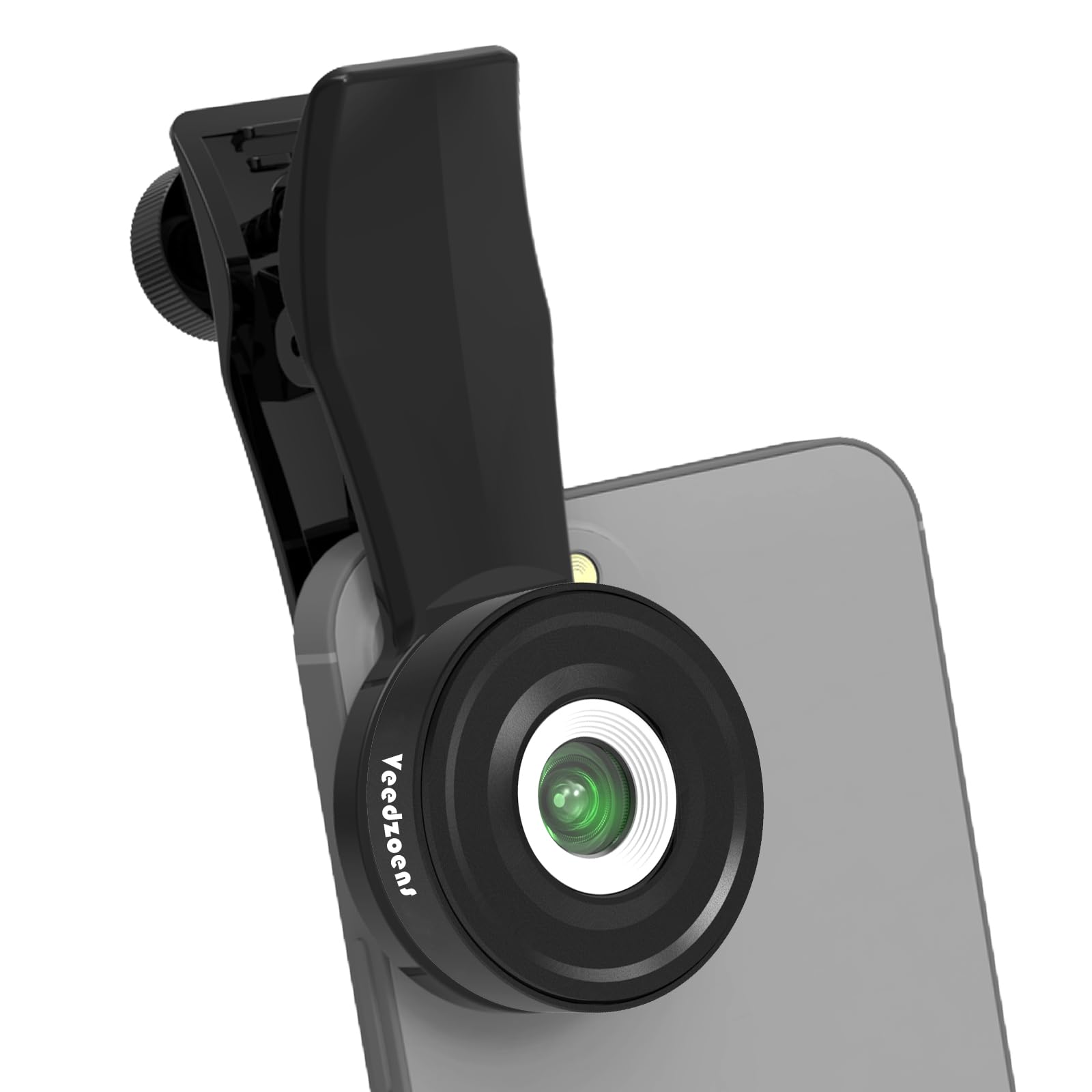 Veedzoens 45X Mini Pocket Microscope Lens with 2-Level LED Light for iPhone Android Smartphones, with 17mm Thread Universal Phone Lens Clip, USB-C Cable, Compatible with SmallRig and NEEWER Phone Cage-image-12