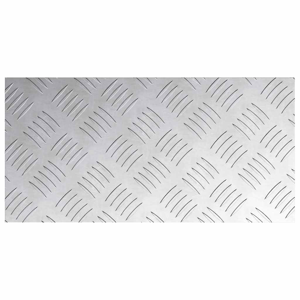 Aluminiowe stopnie schodowe, 4 sztuki, 40 x 20 cm, srebrne