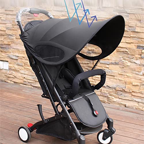 sombra para carrinho criança - -sóis sombra anti-uv ajustáveis com malha respirável,Capa carrinho do