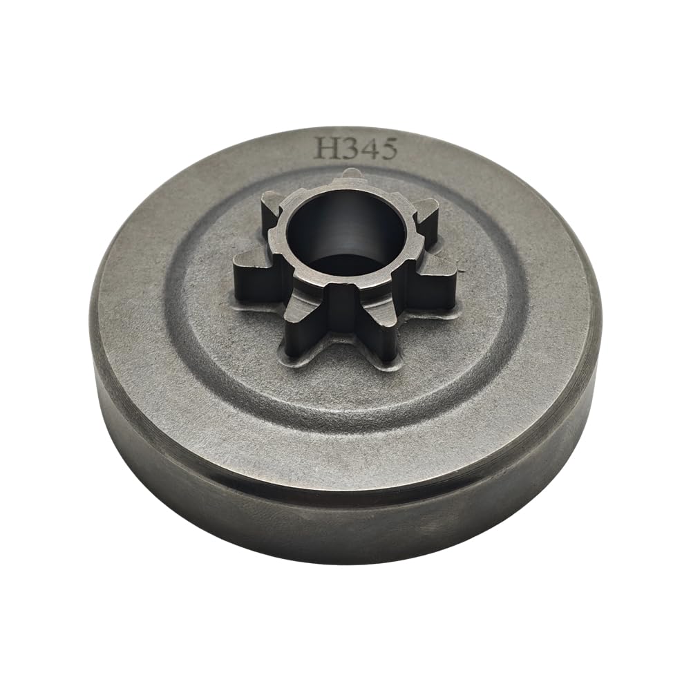 Kit de piñón y Engranaje helicoidal con cojinete de Agujas y Tambor de Embrague, Compatible con motosierras 340, 345, 350, EPA, 445, 445E y 450E.
