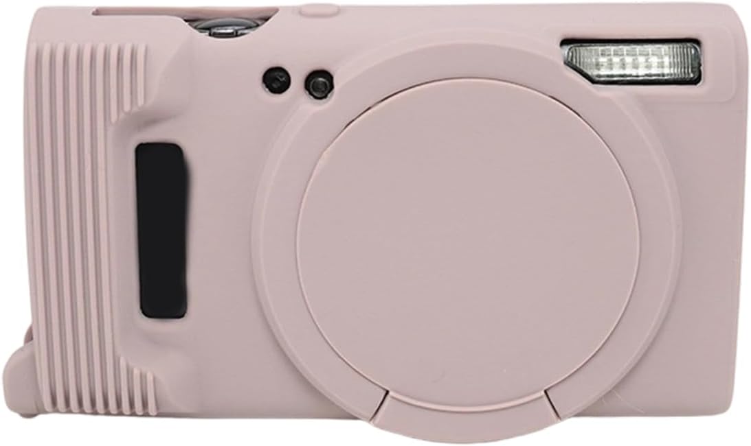 Digital Camera Cover with Grip Texture Rear Button, Gray
