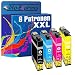 Produktbild Tito-Express PlatinumSerie 8 Druckerpatronen XXL als Ersatz für Epson T2991 T2992 T2993 T2994 29XL | Für Expression Home XP-235 245 247 255 257 335 345 355 435 445 455