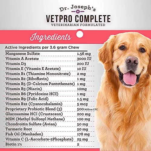 image for VetPro Complete VetPro Dog Vitamins and Supplements - Pet Multivitamin
