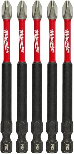 Miniatura 2 de MILWAUKEE HERRAMIENTA ELÉCTRICA 48-32-4564 Shockwave 3-12" Power Bit Phillips #2 Paquete de 5