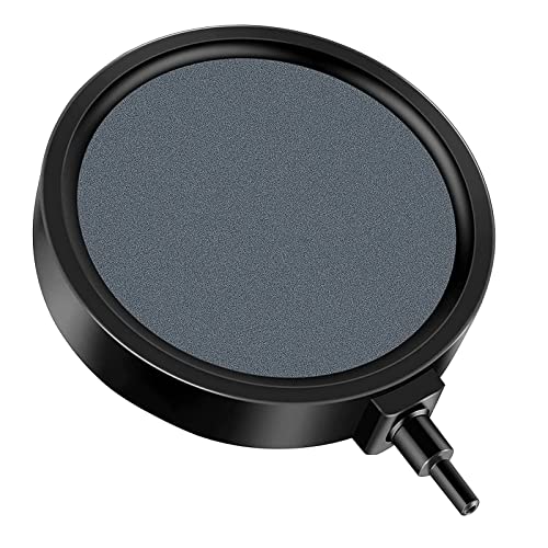 Oneroomone Large Air Stone Disc for Aquarium Fish Tank, Pond, Durable, Non-toxic, Evenly Bubble Release