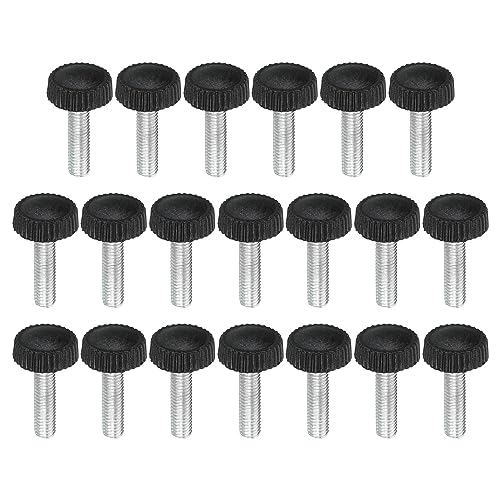 PATIKIL M5x20mm Knurled Thumb Screws