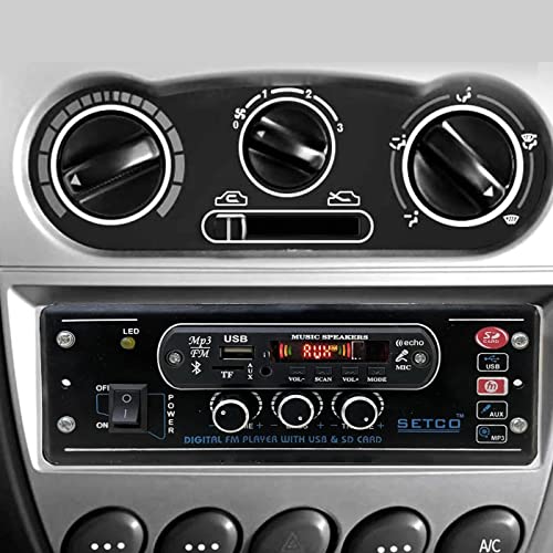 Image of Presents Presents New Double IC High Power Universal Fit Mp3 Car Stereo with Dual USB /Bluetooth /FM /AU /Remote & Built-in Equalizer with Bass & Treble Control