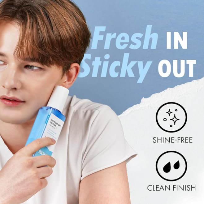 DASHU Blue Sedum Lotion | Korean Day & Night Face Lotion Barrier Repair Moisturizer, 8 Hyaluronic Acids 5.07 fl oz - Image 3