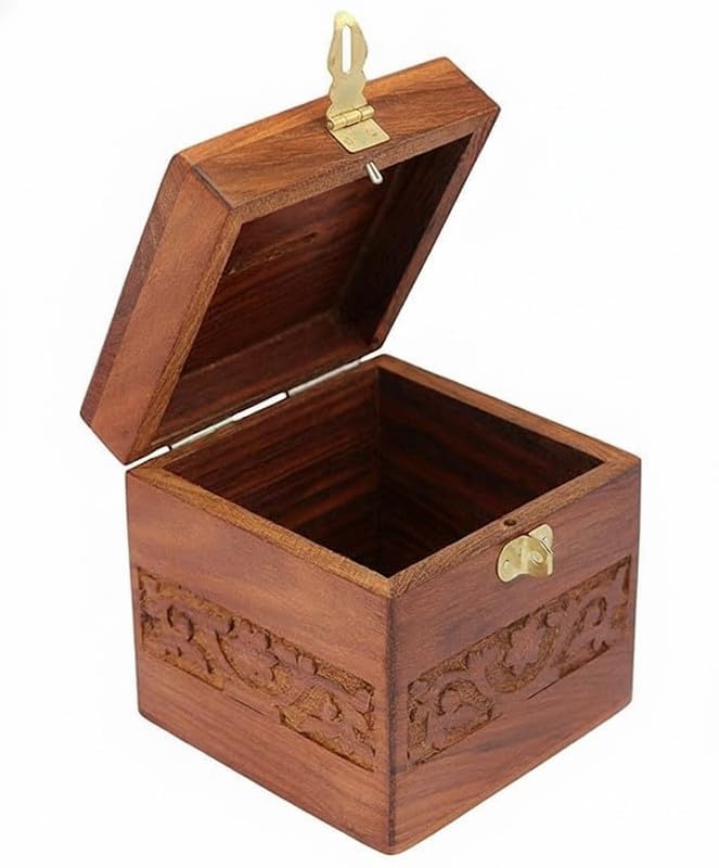 Mega Enterprises Money Saving Box, Brown Finish, Daily Savings Tracker, Educational Piggy Bank for Home Style_35-image-35