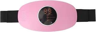 Slimming Massager Belt, 360 Degree Enveloping Pink Weight Loss Cell Decomposition 26 Speed Electric Slimming Belt for Daily Use