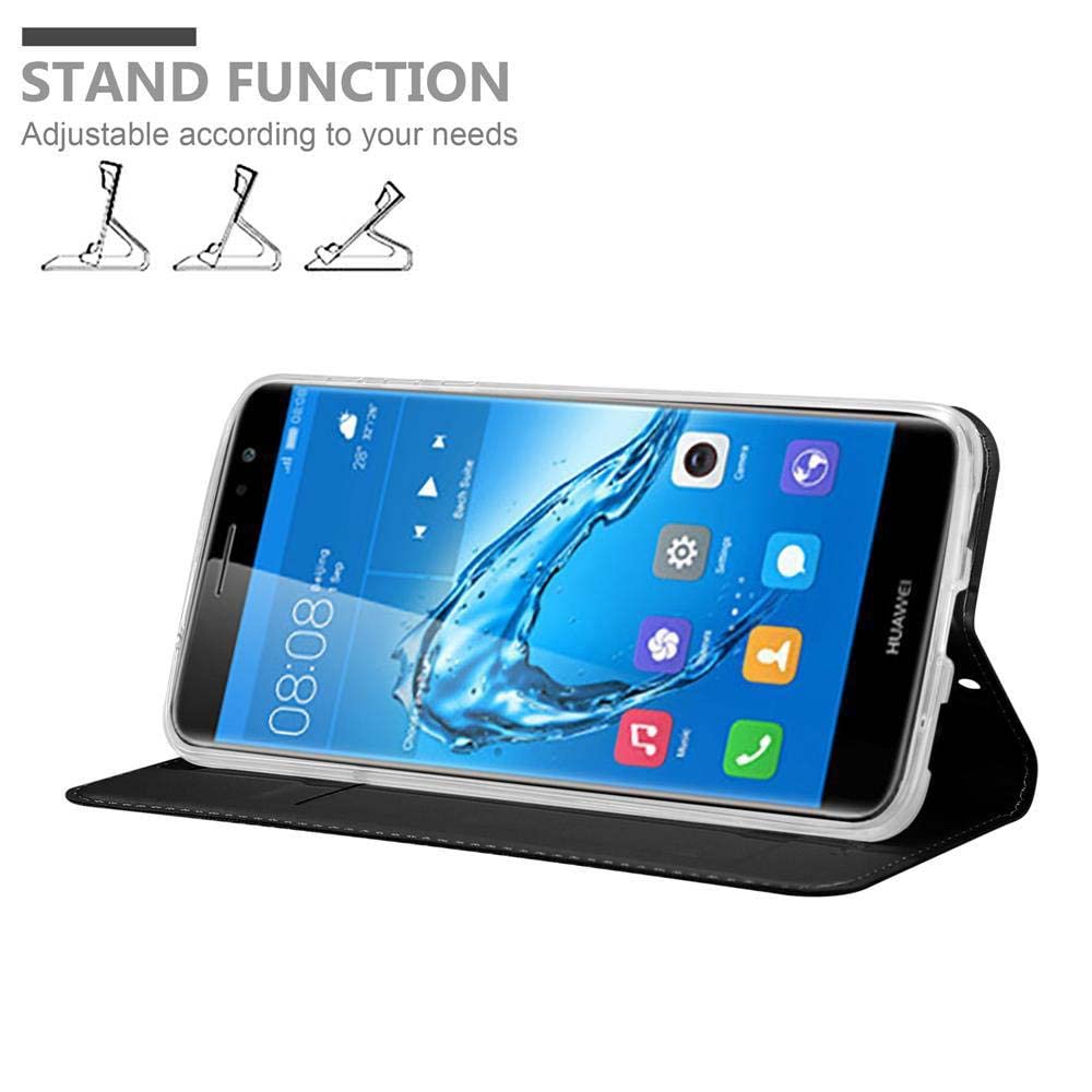 Cadorabo Cover Per Huawei NOVA LITE In GRIGIO Con Slot Per Schede Copertura Protettiva A 360 Gradi Per Flip Flip Case Book Cover Custodia Per Cellulare In Finto Cuoio  S2 523817631