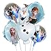 Elsa Geburtstagsparty Deko - simyron 5pcs Gefrorene Geburtstagsdeko, Frozen Heliumballon für Mädchen Baby Geburtstags Party Dekoration