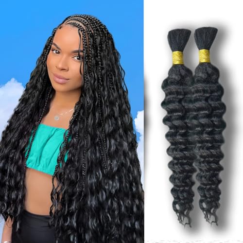 Eileen 19 Inch 100 g Human Braiding Hair Natural Black