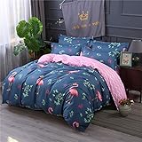 La ropa de cama de color sólido teñido activo tiene alta solidez del color y baja contracción, adecuada para familias y hoteles. El kit es verde, lavable y duradero. Excelente costura y artesanía. Sin decoloración, los mejores regalos, mamá y papá, Día de San Valentín - Día de la Madre - Día del Padre y Navidad. Perfecto para cualquier habitación de su hogar: dormitorio, habitación de invitados, habitación infantil, casa de vacaciones.