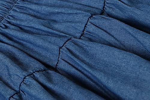 J.E Sterguard Skirts for Girls Stretch Waist A-Line Big Swing Middle Length Multilevel Pleated Skirt Girls Skirts Size 4-16 - Image 6