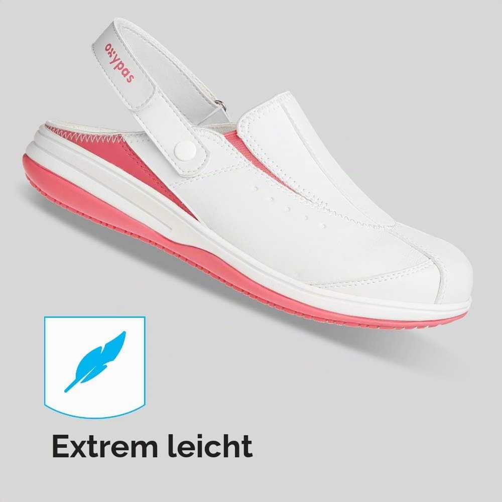 Oxypas Damen Iris Sicherheitsschuhe, Weiß
