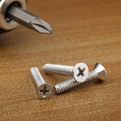 Mr. Pen- Nuts and Bolts Assortment Kit, 900 pcs, Stainless Steel, Phillips Flat Head Assorted Nuts and Bolts, Nut Bolt and Washer Assortment - Image 8