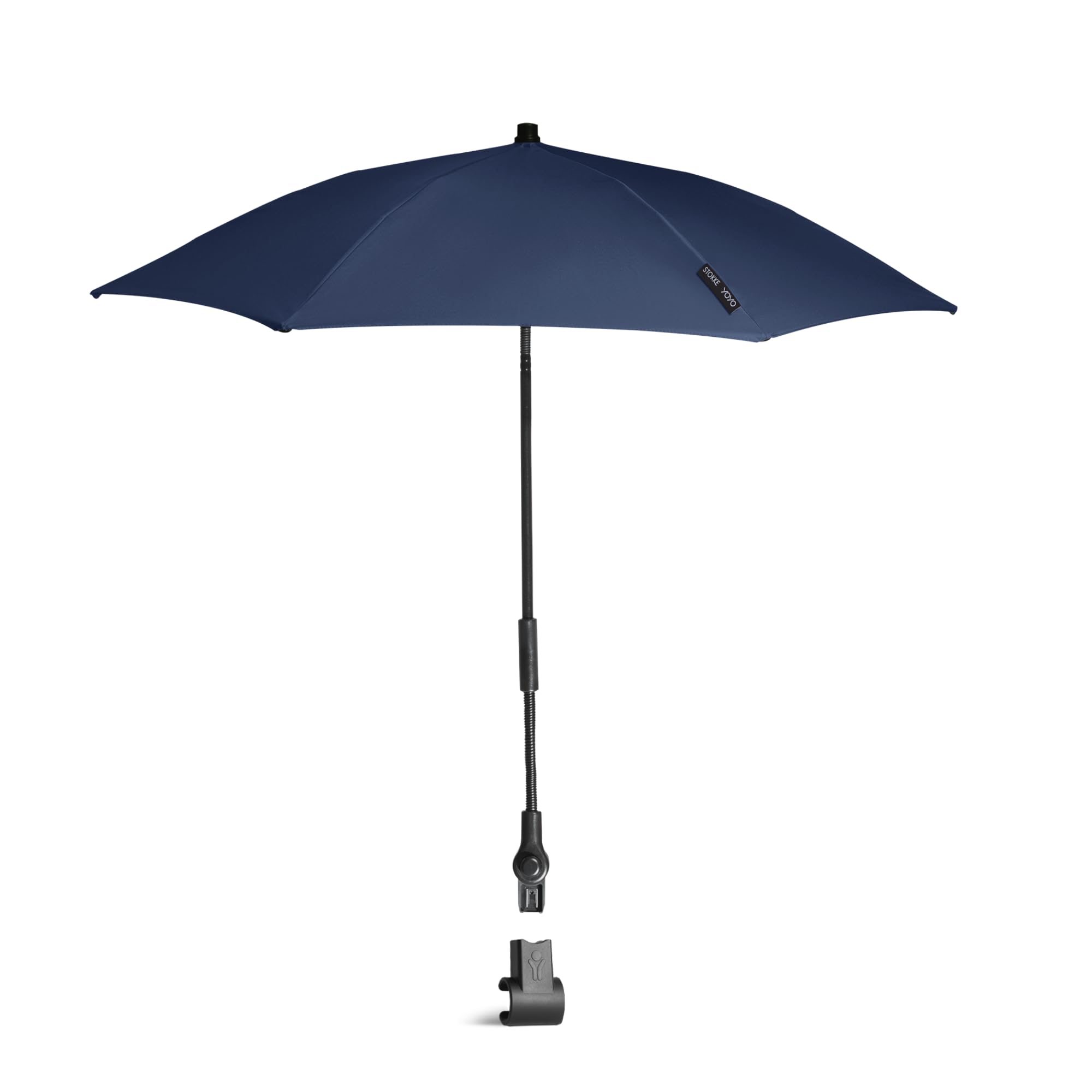 Parasole Stokke YOYO, Navy Blue - Protezione UPF 50+, opacità migliorata - Da utilizzare sul passeggino YOYO con 0+ Newborn Pack, Newborn Shell o 6+ Color Pack