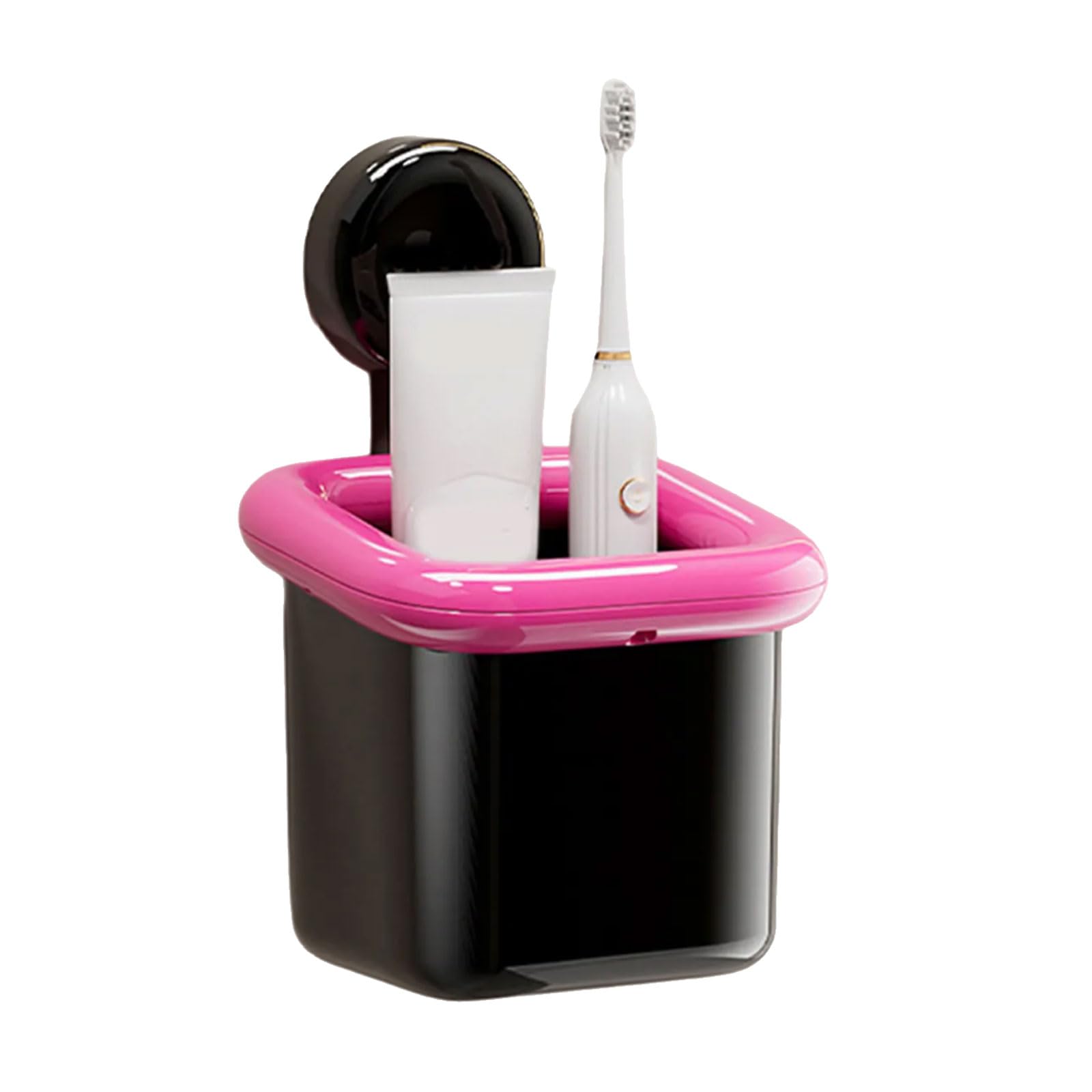Tsophreniq Suction Cup Toothbrush Holder Space Saving Wall Mounted Stand for Kitchen and Bedroom Use Wall Mounted