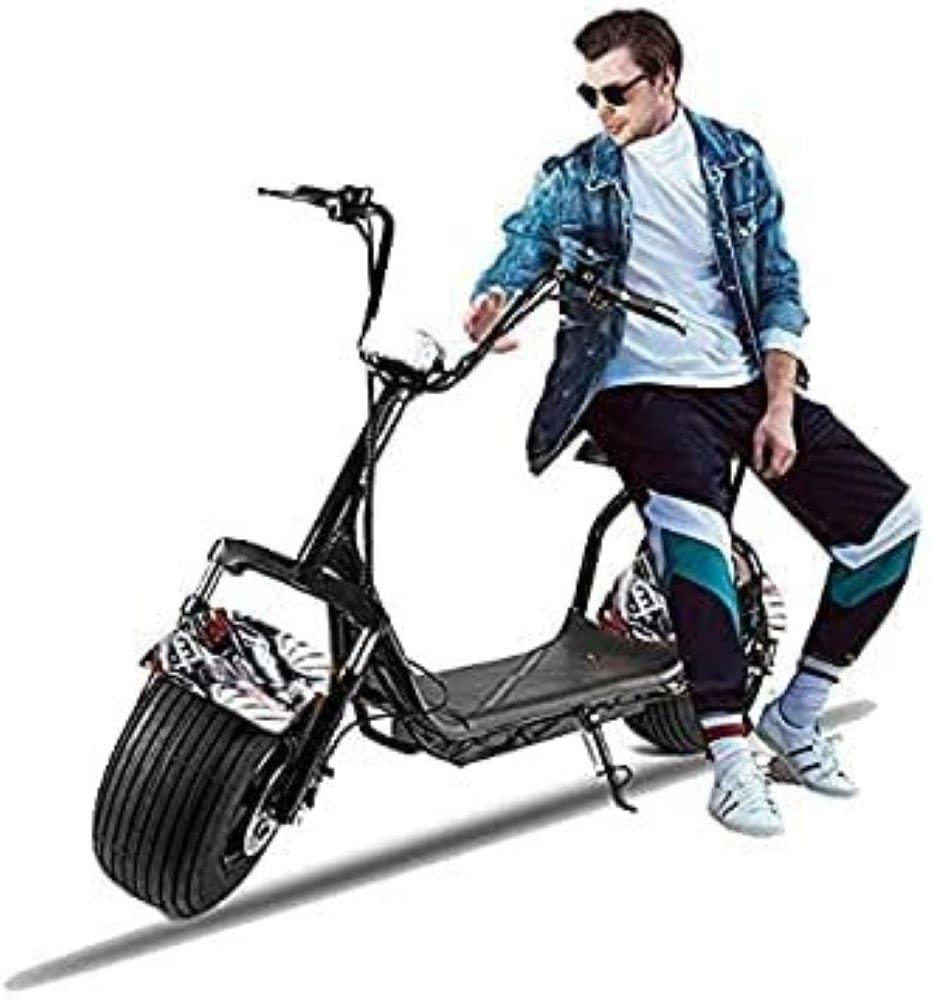 MEGAWHEEL Coco City Harley 60 V Fat Tyre Scooter Grey