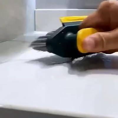 Tile Grout Cleaner Brush 4 in 1 with Squeegee