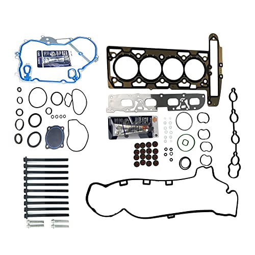 Image of Partsflow Full Gasket Set Head Bolts For 2010 Buick Allure For 2010-2013 Buick Lacrosse For 2011-2013 Buick Regal For 2012-2013 Buick Verano For 2012-2013 Chevrolet Captiva Sport 2.4L T598315