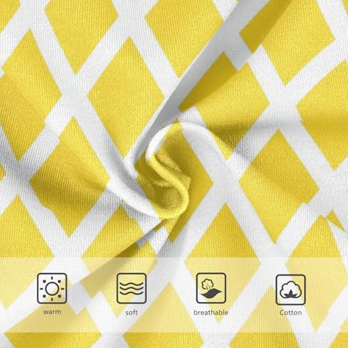 Girls' Briefs Organic Underpants for Young Girls Bright Geometric Check3