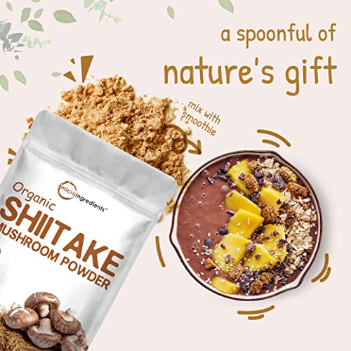 Micro Ingredients SHI-0227 Organic Shiitake Mushrooms Powder thumb #5