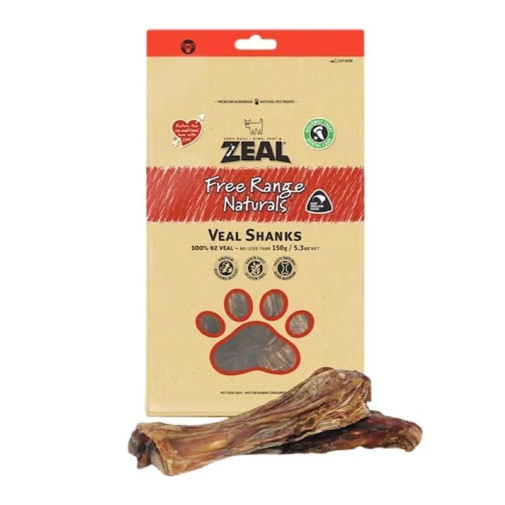 Kiwi Pet Foods Meaty Shanks Zeal All Natural Dog Treats, 110Gm