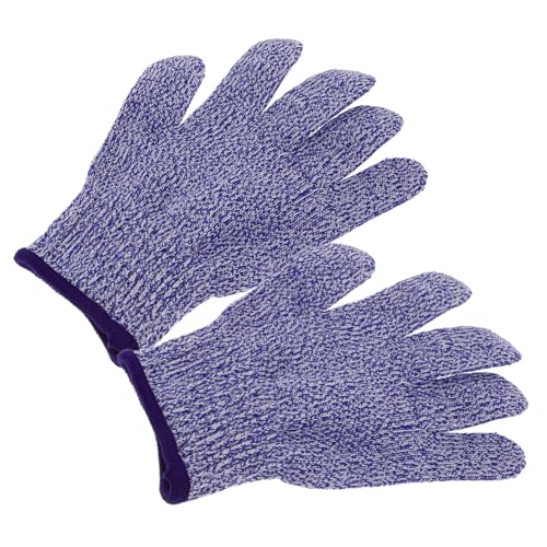 IWOWHERO 1 Pair Cut-resistant Kitchen Gloves Boys and Girls Safety Gloves Anti-cut Breathable Elastic Size Xs