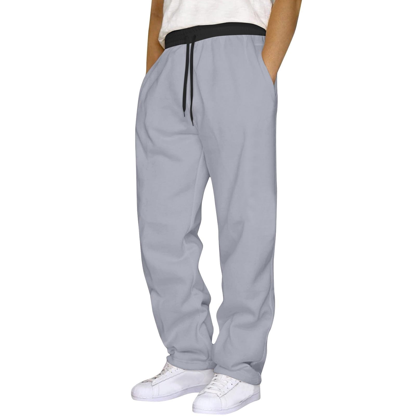 3Er Pack Jogginghose Herren Baggy Sporthose Einfarbig Laufhose Stretch Freizeithose Straight Outdoorhose Atmungsaktiv Trainingshose Sweathose Fitnesshose Elastische Taille Mit Gummizug