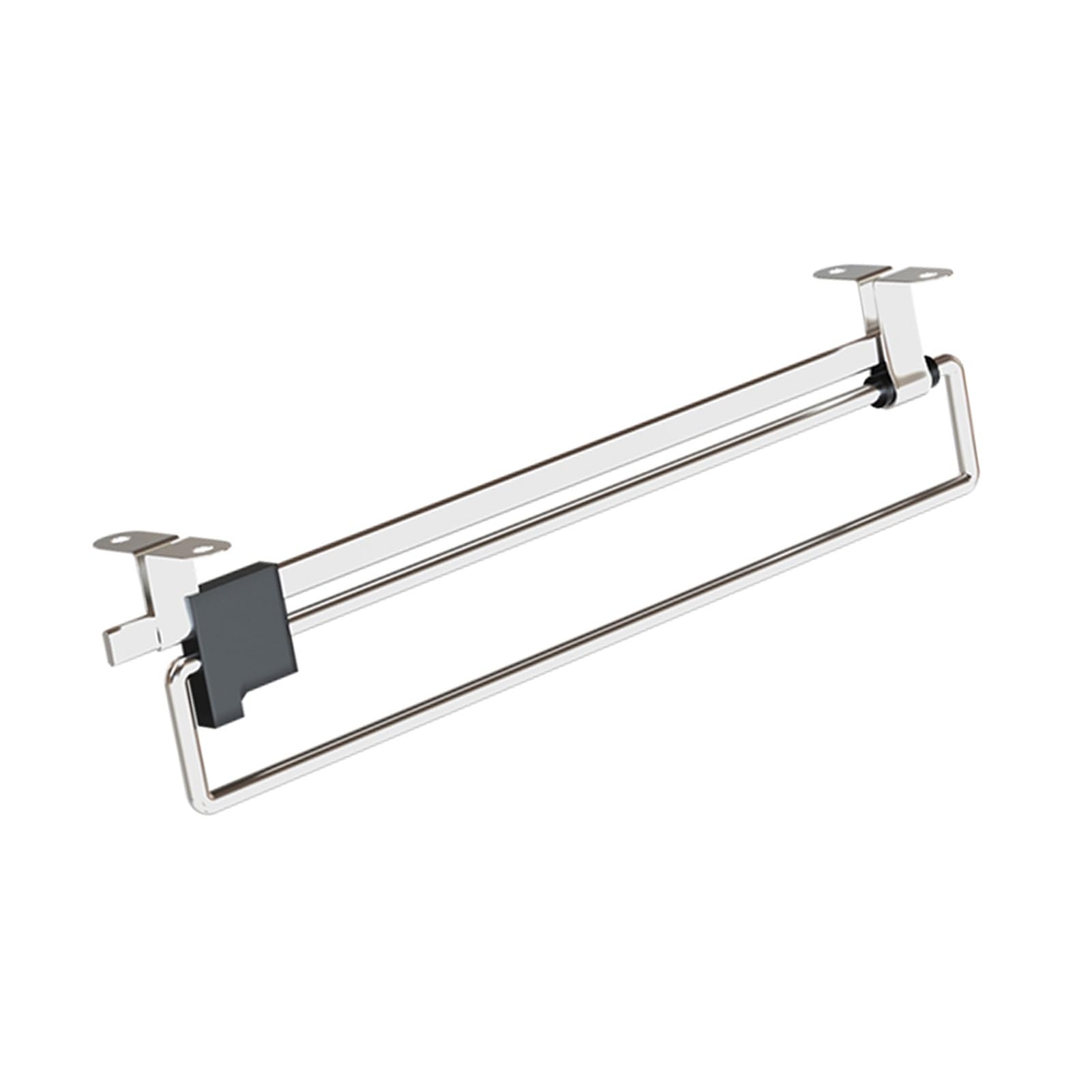Percha ajustable para pantalones, estante de aleación de aluminio, organizador telescópico para armario y almacenamiento de baño