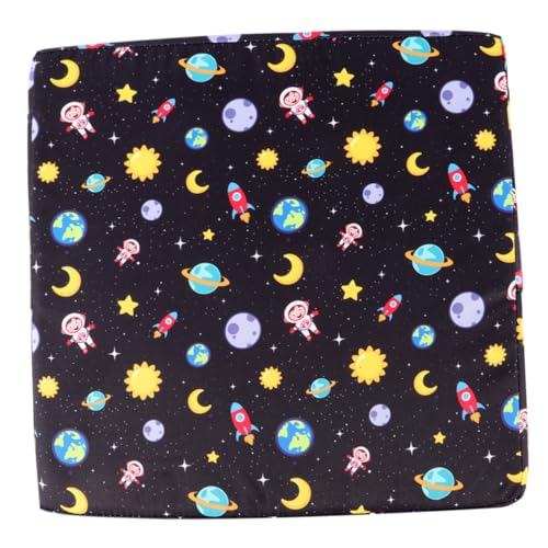 TOPPERFUN 1Pieza Cojín Elevador Infantil de Comedor Cojín de Portable y Desmontable Asiento Pequeños Estrellado Negro