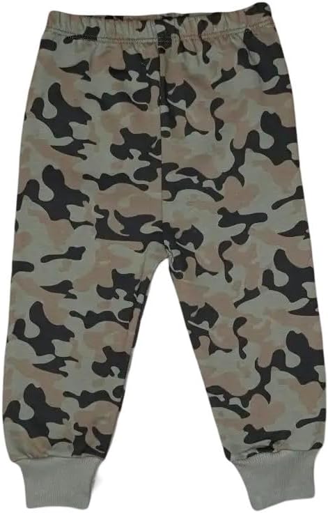 Baby Boys 3 Piece Outfit Set –100% Cotton Camo Hoodie, Sweatshirt & Jogger Pants, Toddler Tracksuit for Infants and Kids. - Image 5
