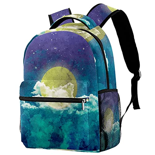 Sac à dos I Need More Space Galaxy résistant au motif multicolore unique