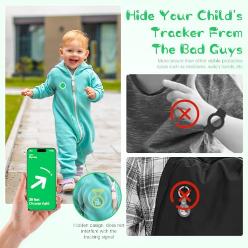 Image of ZORBES AirTag Holder Case Dino Pin Compatible with Apple Tag for Kids