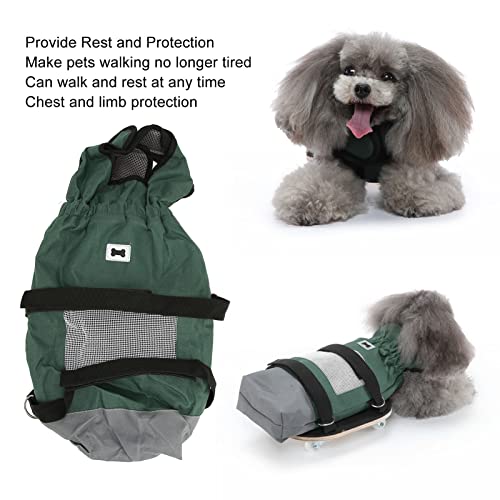 Image of Diydeg Pet Scooter Wheelchair for Rear Legs Paralyzed Dog, Chest and Limbs, Alternative Cat and Dog Wheelchair for Back Legs, Breathable and Comfortable (L(Suitable for